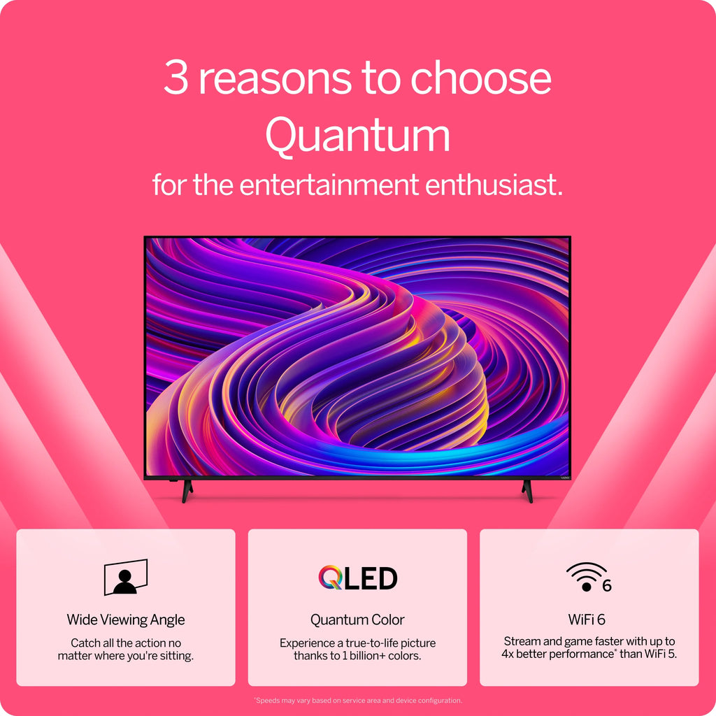 55" Class Quantum 4K QLED HDR Smart TV (NEW) VQD55R-10
