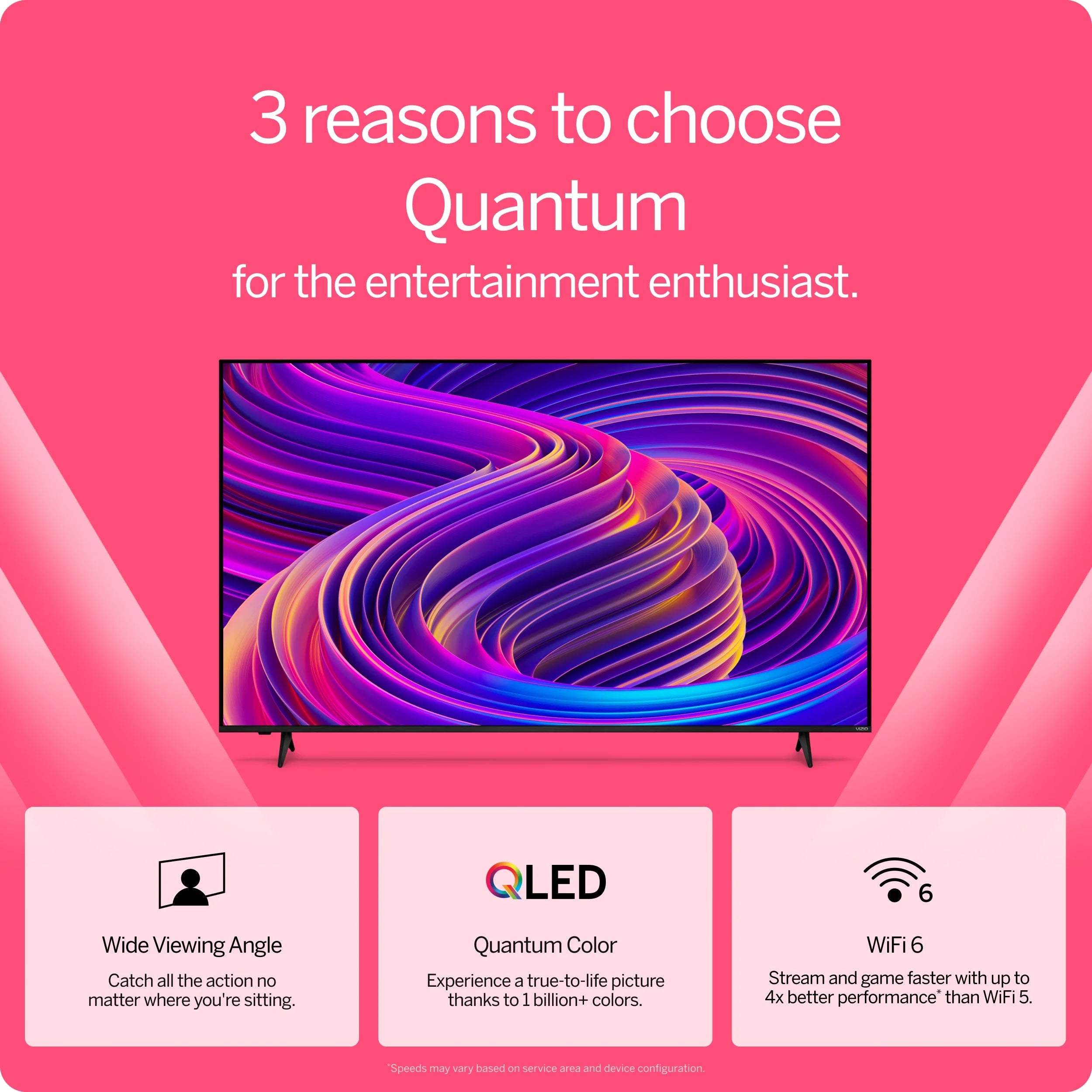 55" Class Quantum 4K QLED HDR Smart TV (NEW) VQD55R-10